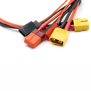 MonacoRC XT60 Plug 4 in 1 Multi Cable Deans XT60 Futaba JST/BEC