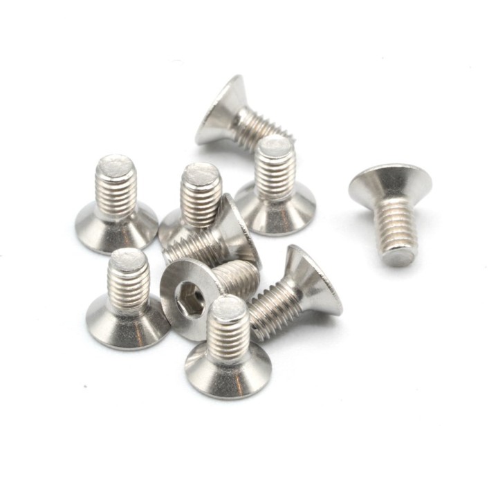 MonacoRC Steel Flat Screw 3x6 (10)