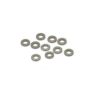 MonacoRC Alu Shim 3x6x1mm - Smoke Grey (10)