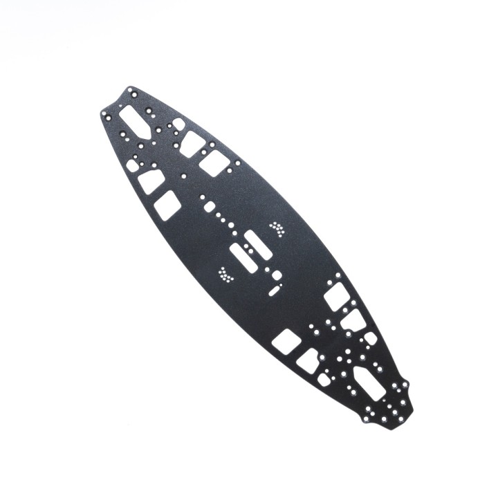 Niotek Spring Steel PTFE Chassis 1.2mm Mugen MTC3 with screws