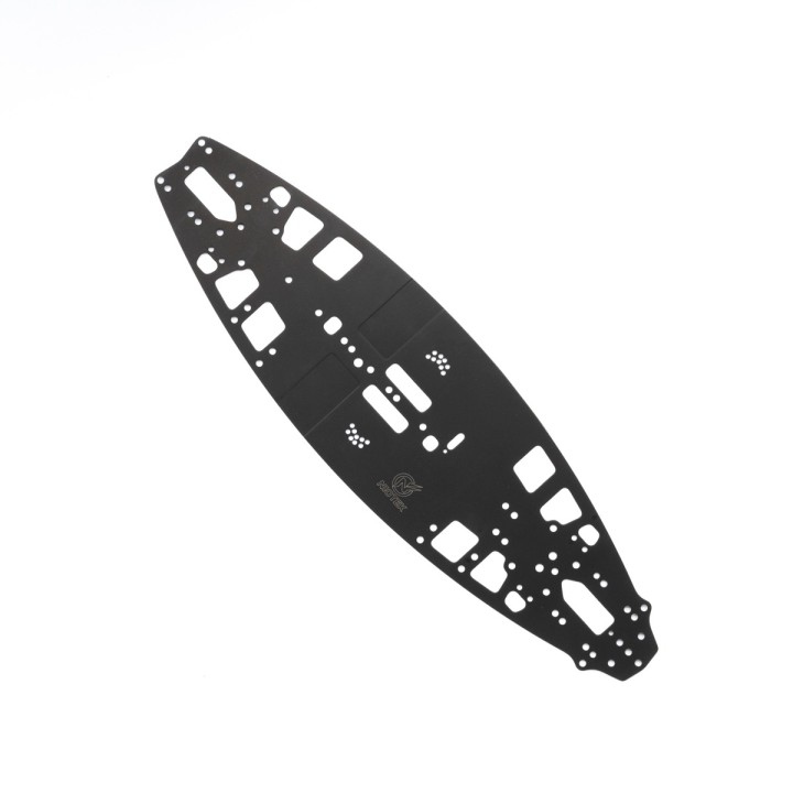 Niotek Spring Steel PTFE Chassis 1.2mm Mugen MTC3 with screws
