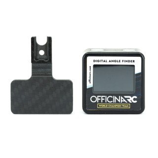 OfficinaRC Digital Angle Finder with Universal Carbon Plate