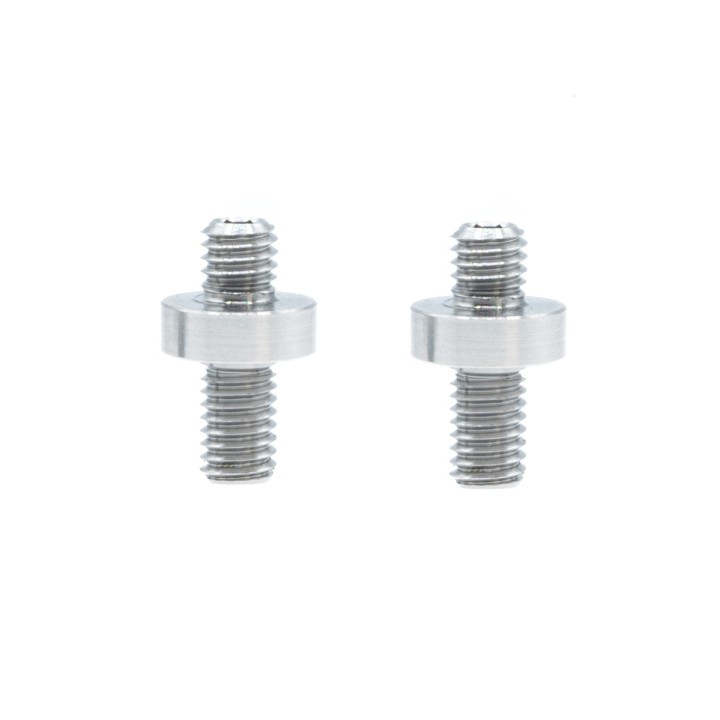 OfficinaRC Center Shim Rear Screw Titanium Grade 5 for Xray X4 - (2)