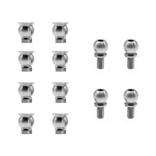 OfficinaRC Titanium Suspension Ball Stud Kit for Xray X4 2025/24