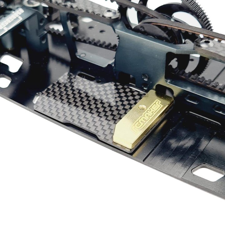 RCM-MTC2-FEPC LCG Floating Receiver/Fan Plate Set Mugen MTC2 - Carbon