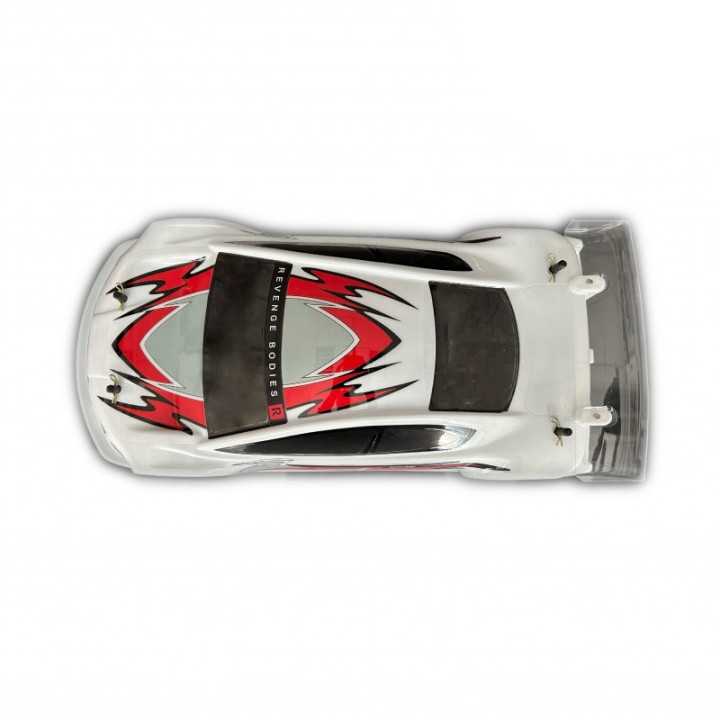 Revenge RC Equalizer Clear Bodyshell 1/10 Touring 190mm - Ultra Light