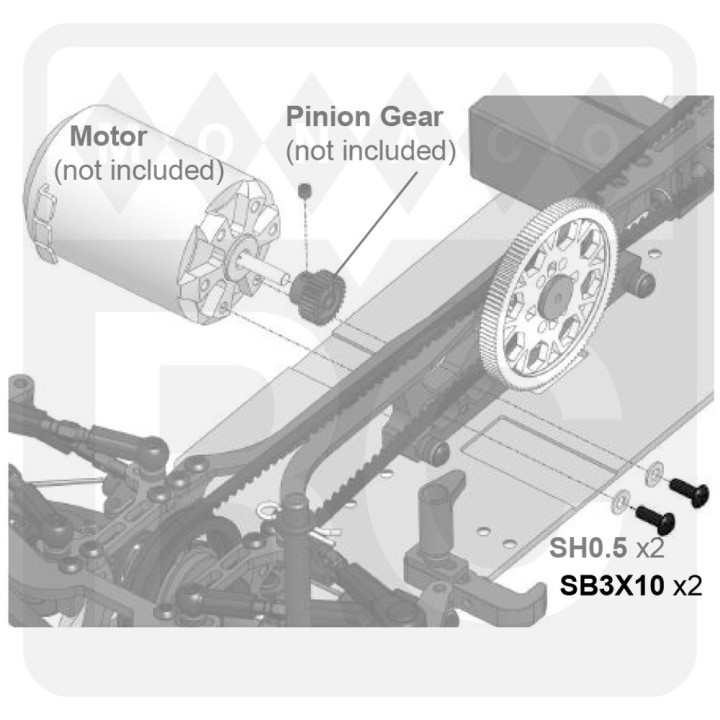SB3X10 Awesomatix M3x10 Button Head Screw (4)
