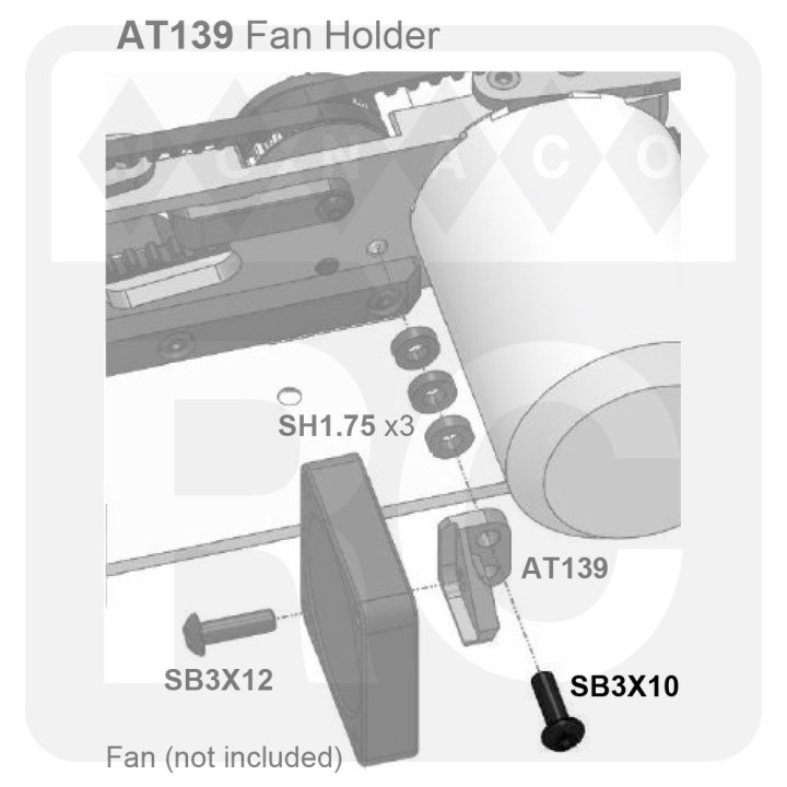 SB3X10 Awesomatix M3x10 Button Head Screw (4)