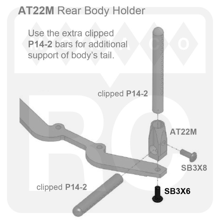 SB3X6 Awesomatix M3x6 Button Head Screw (4)