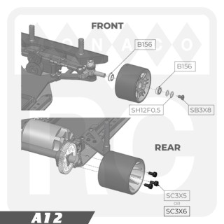 SC3X6 Awesomatix M3x6 Cap Head Screw
