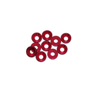 UR1501-R Ultimate 3 mm. Alu. Washer Red (10 Pcs)