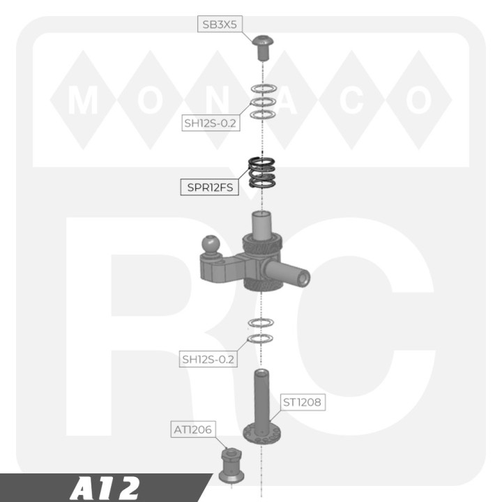 SPR12FS Awesomatix Front Spring Soft