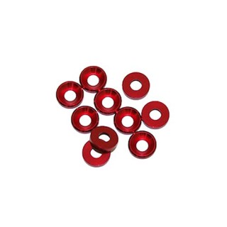 UR1511-R Ultimate 4 mm. Alu Washer Red (10 Pcs)