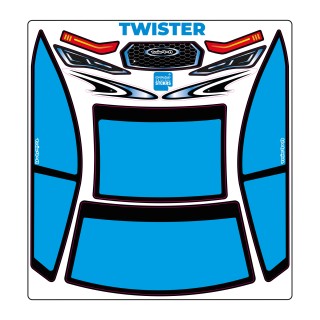 A-Paint Twister Mask-Blue