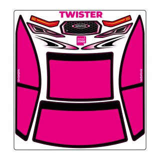 A-Paint Twister Mask-Pink