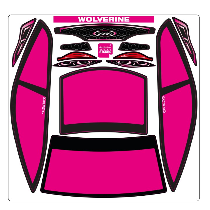 A-Paint Wolverine Mask-Pink