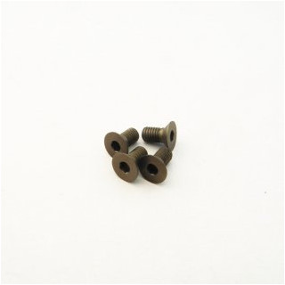 48572 Hiro Seiko Alloy Hex Socket Flat Head Screw M3X6 [Hc]