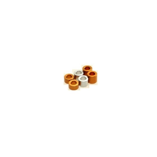 69467 Hiro Seiko 3mm Alloy Spacer Set (3.0T/4.0T/5.0T) [Orange]