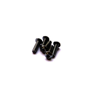 69870 Hiro Seiko Alloy Hex Button Head Screw M3X8 [Black]