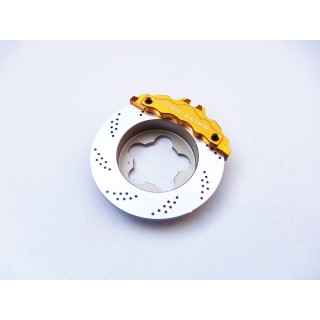 48123 Hiro Seiko Aluminum Brake Disc Evo-Ii [Gold]