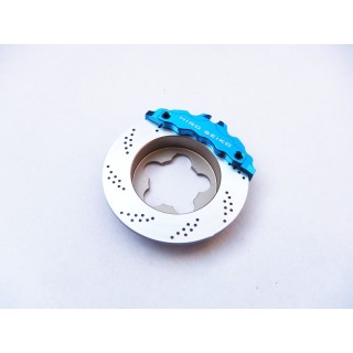 48125 Hiro Seiko Aluminum Brake Disc Evo-Ii [T-Blue]