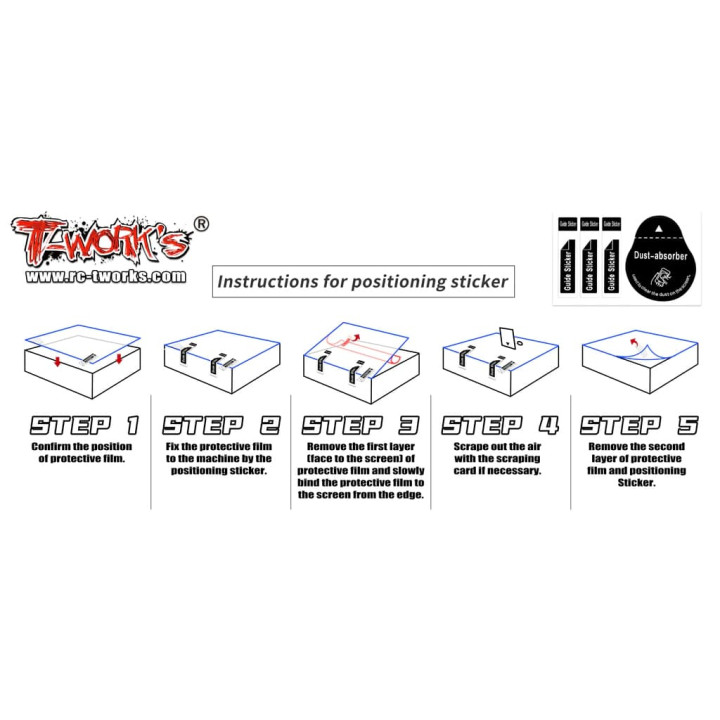 TA-085-T10PX T-Works Futaba T10Px Screen Protector