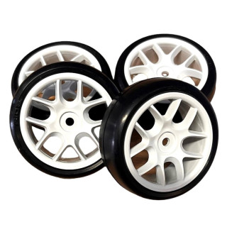 RI-36086 Ride TR09 Slick Tires (belted) on 10-Spoke Wheel Glued (4)