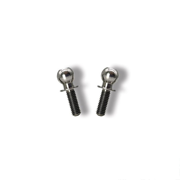 TP-132B-8 T-Works 64 Titanium Mugen MTC2 Ballstud  6x8mm ( 2pcs. )