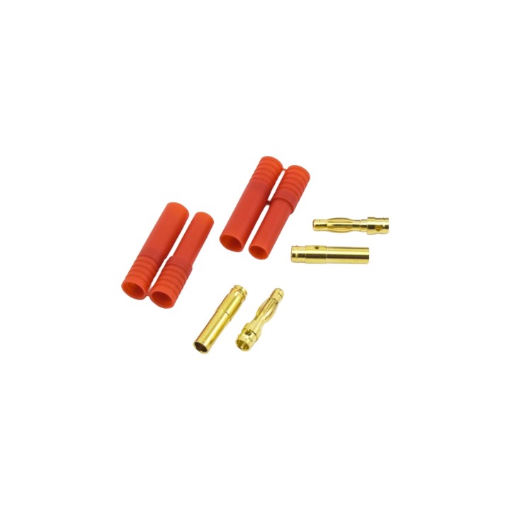 UR46206 Ultimate 4.0mm Bullet Connector Male/Female (2Pcs)