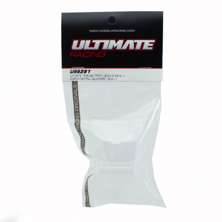 UR6281 Ultimate 1/8 Buggy Front Lexan Wing (2Pcs)