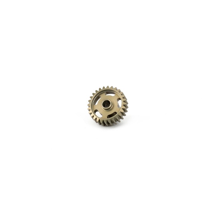 48244 Hiro Seiko Hard Coated Alum. Pinion Gear (Mos2) Dp48-28T