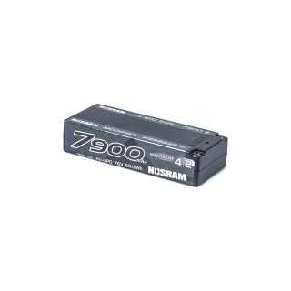 N999849 Nosram Lipo 7900Mah 2S Hv Mid Graphene 130C/65C
