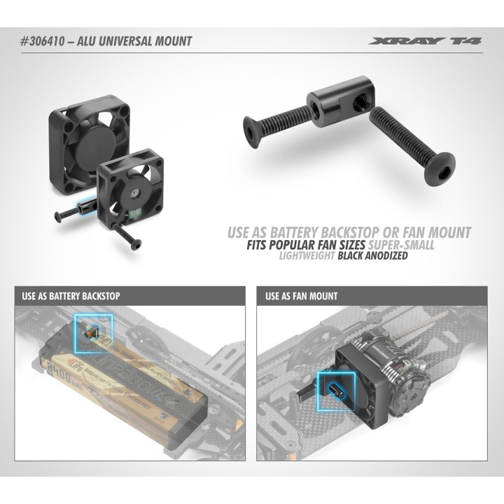 306410 Xray Alu Universal Mount