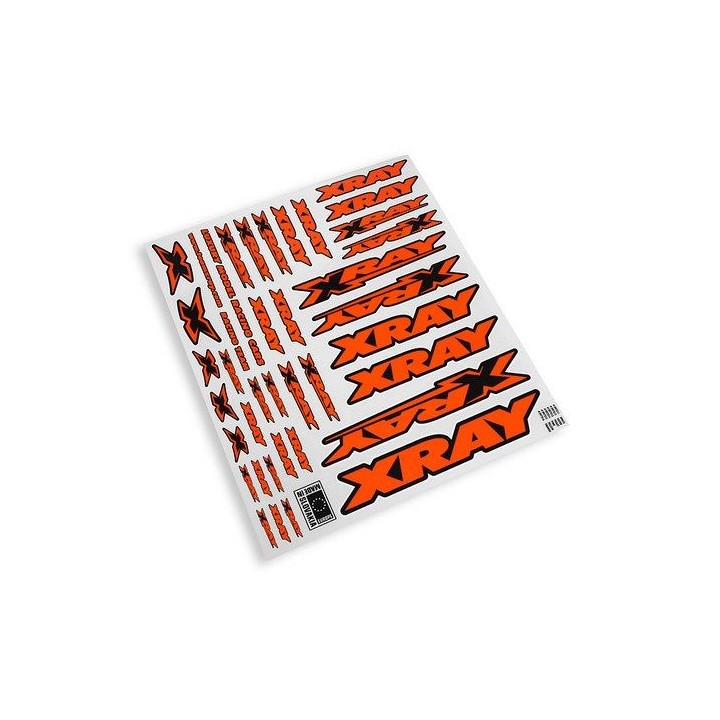 397316 Xray Sticker For Body - Neon Orange