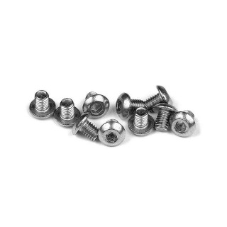 902304 Xray Hex Screw Sh M3X4 - Stainless (10)