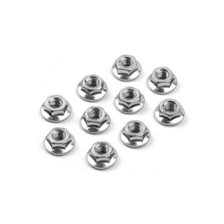 960240 Xray Nut M4 With Serrated Flange (10)