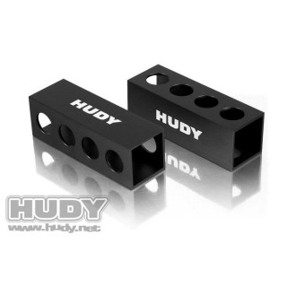 107704 Hudy Downstop Gauge Support Blocks 30mm - 1/8 Off-Road (2)