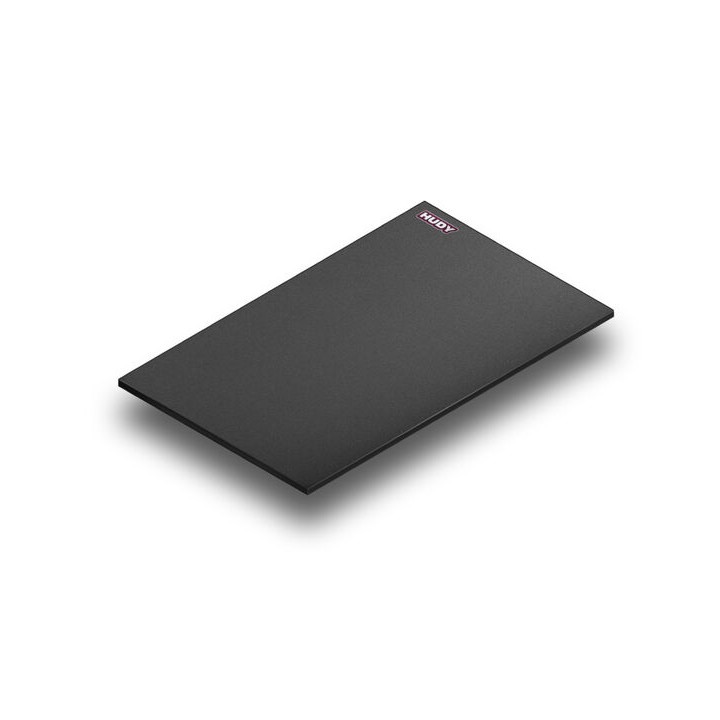 108503 Hudy Flat Set-Up Board 1/8 On-Road Lightweight - Dark Grey