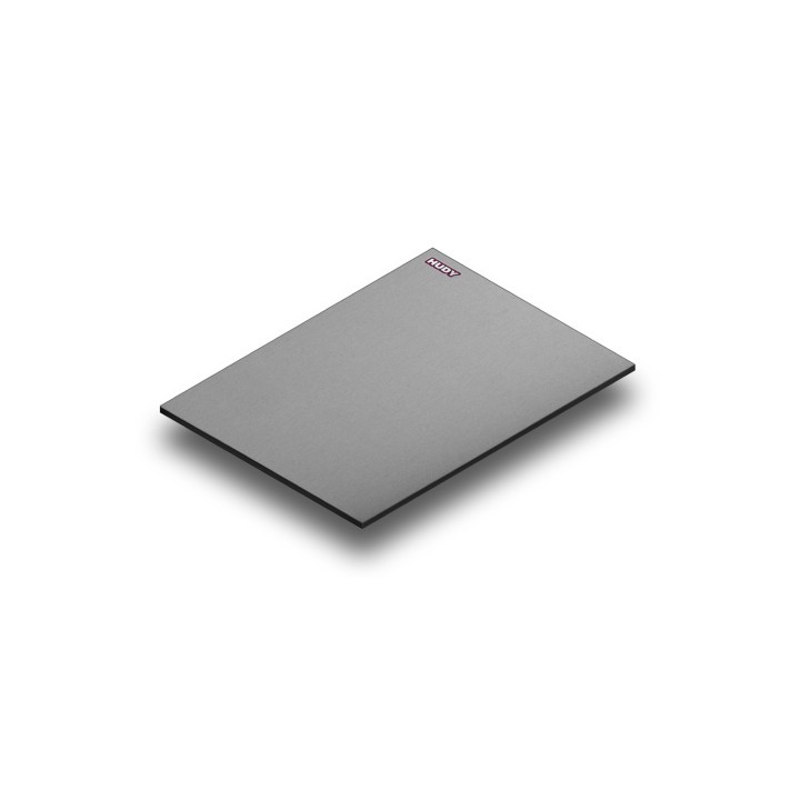 108702 Hudy Flat Set-Up Board For 1/8 Off-Road & Gt - Silver Grey