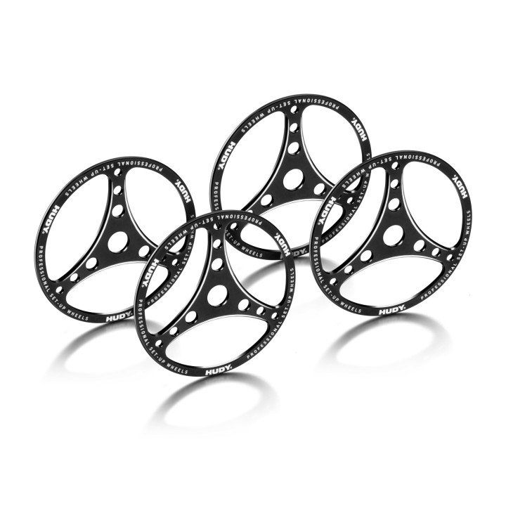 109672 Hudy Alu Set-Up Wheel For 1/8 Gt (4)