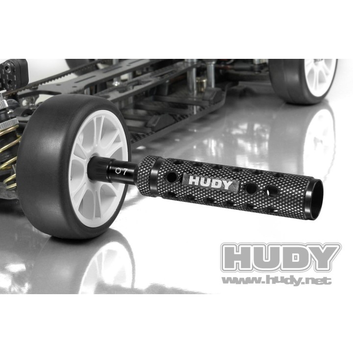 170007 Hudy Limited Edition - Alu 1-Piece Socket Driver 7.0 mm