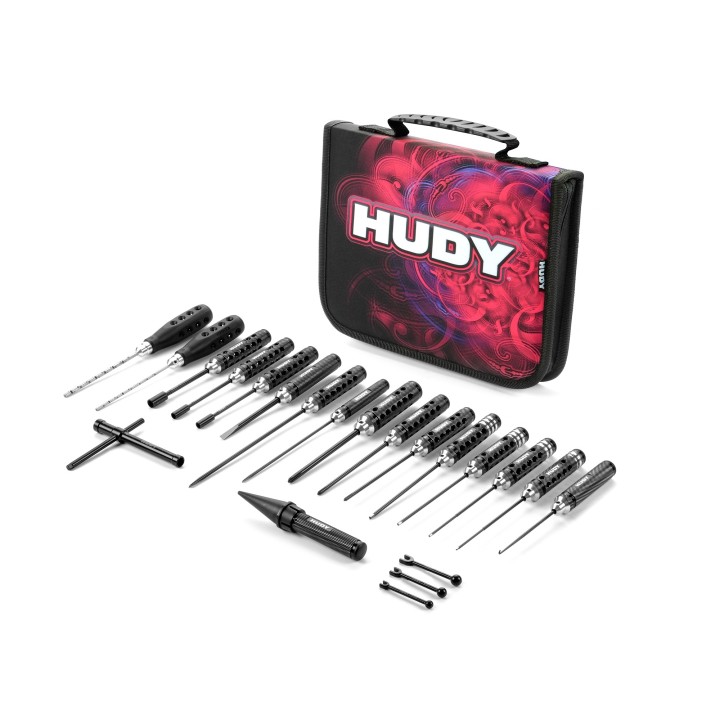 190004 Hudy Set Of Tools + Carrying Bag - For All Cars