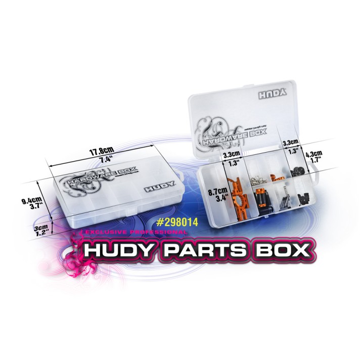 298014 Hudy Parts Box - 8-Compartments
