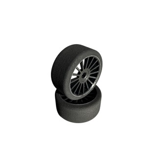 HR004-3000 Hot Race Pair Of Gt Foam Tyres Shore 40