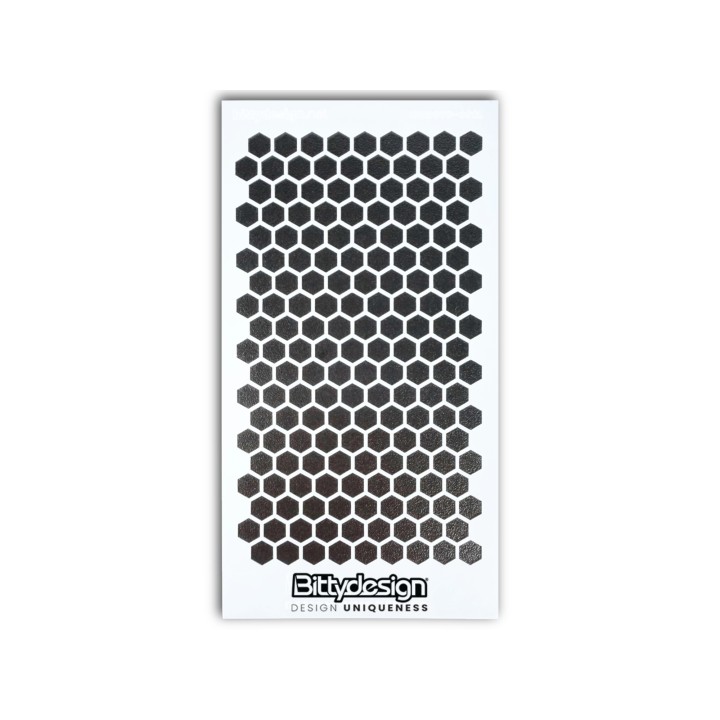 BDSTC-002L Bittydesign Vinyl Stencil - Honeycomb V1 Large