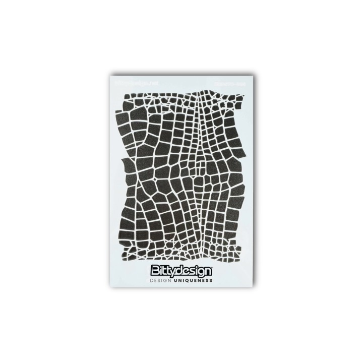 BDSTC-009 Bittydesign Vinyl Stencil - Snake