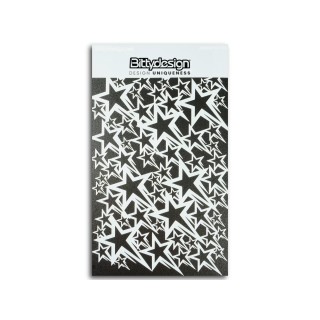 BDSTC-011 Bittydesign Vinyl Stencil - Stars V1