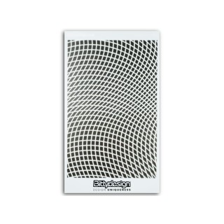 BDSTC-015 Bittydesign Vinyl Stencil - Wave Mesh
