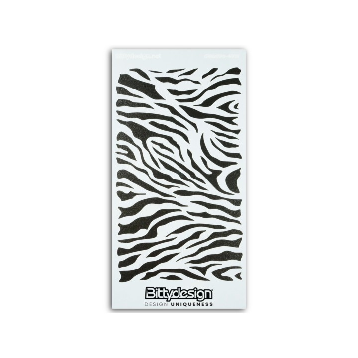 BDSTC-016 Bittydesign Vinyl Stencil - Zebra