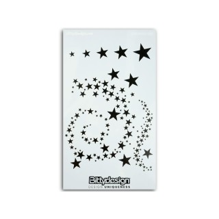 BDSTC-021 Bittydesign Vinyl Stencil - Stars V2